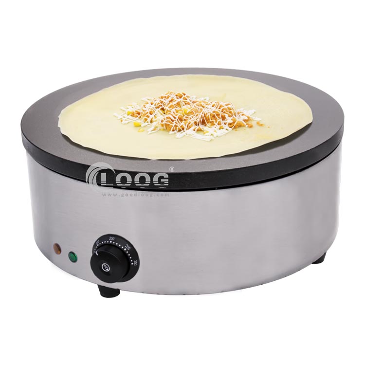 Crepe Maker Non Stick - Commercial Use New Portable Automatic Round