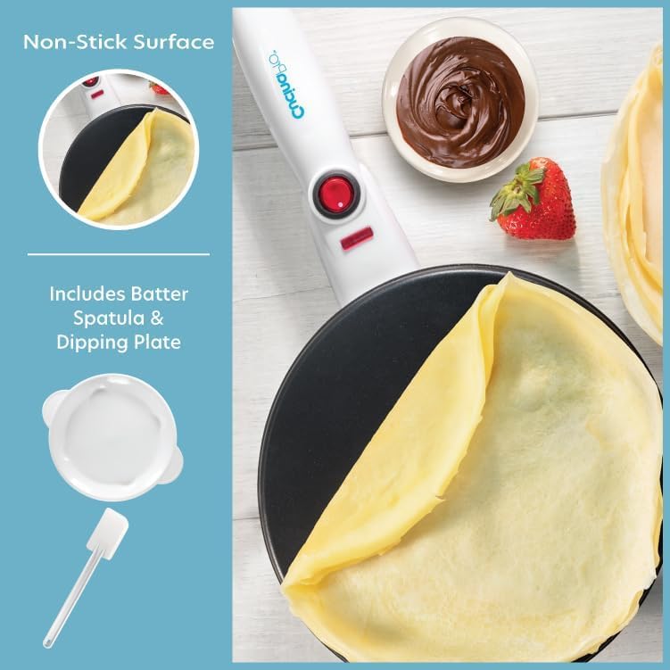 CucinaPro Cordless Crepe Maker - Crepe Maker Non Stick incelemesi ve fiyatı