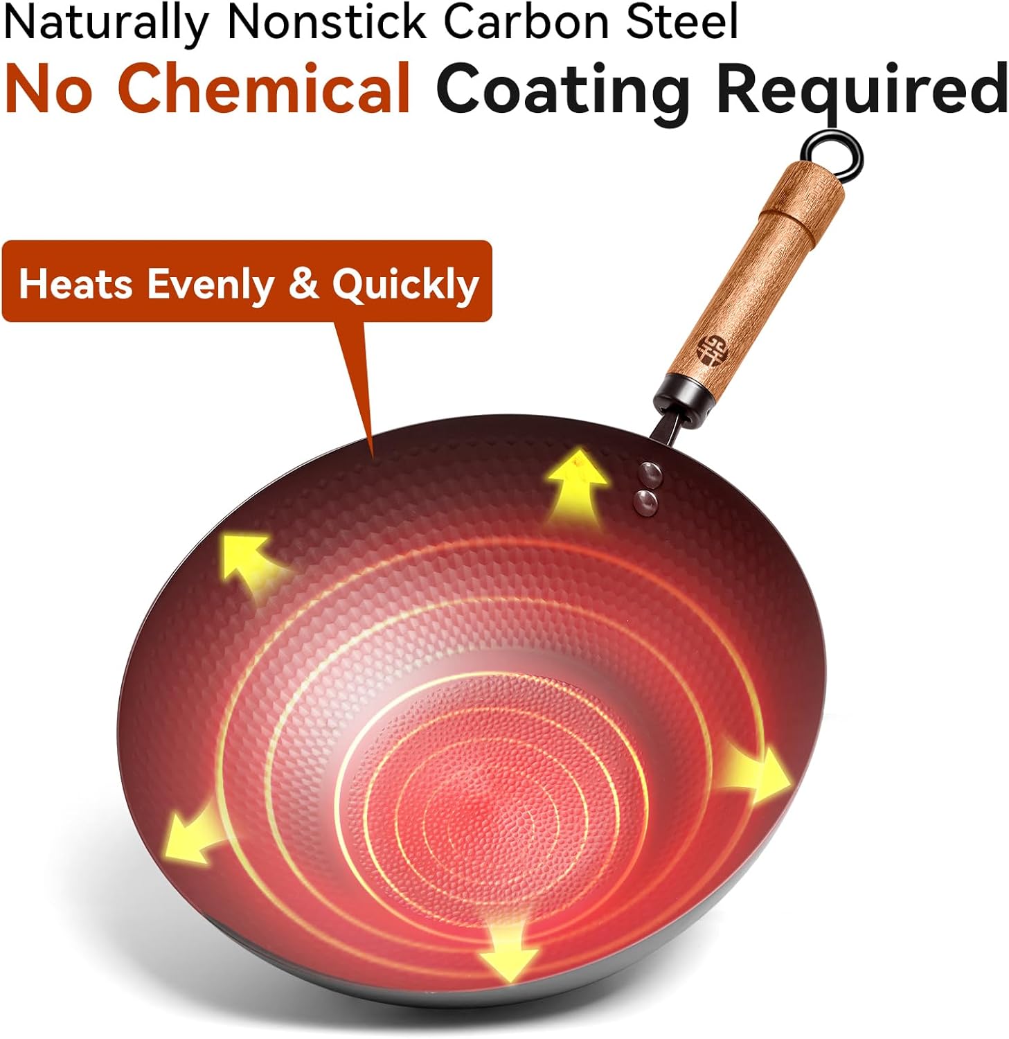 Carbon Steel Wok Pan with Lid, - Wok Electric Flat incelemesi ve fiyatı