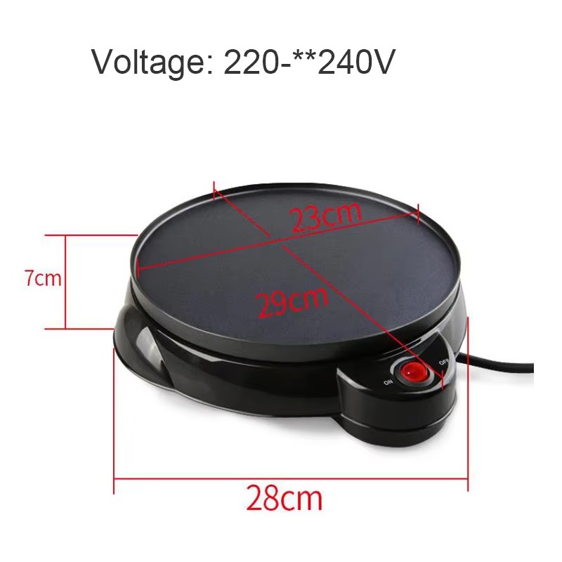 220V 650W Kitchen Electric Cre - Crepe Maker Non Stick incelemesi ve fiyatı
