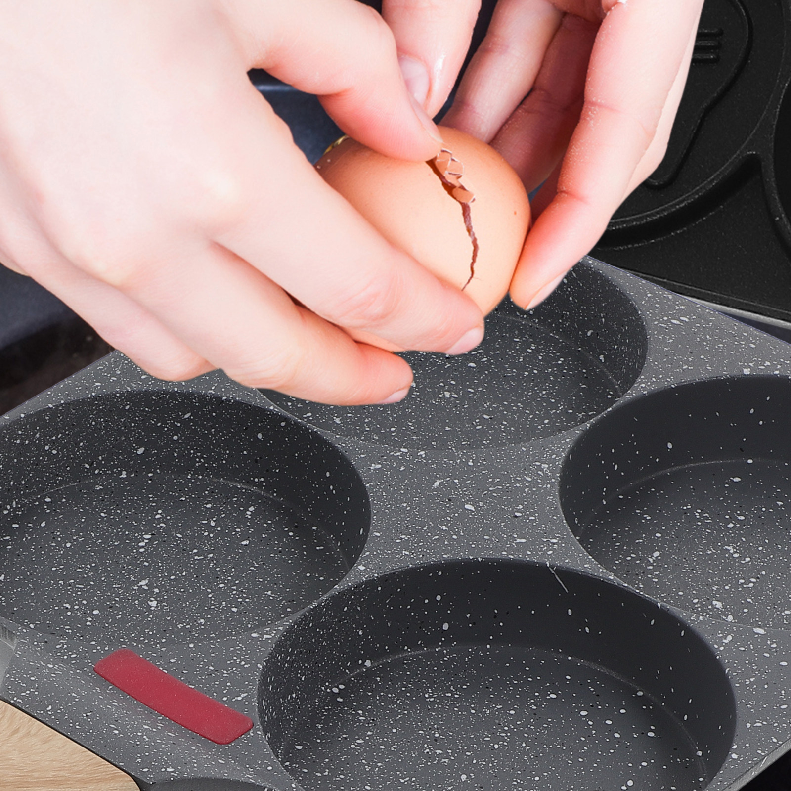 4-Cup Nonstick Egg Frying Pan  - Crepe Maker Non Stick incelemesi ve fiyatı