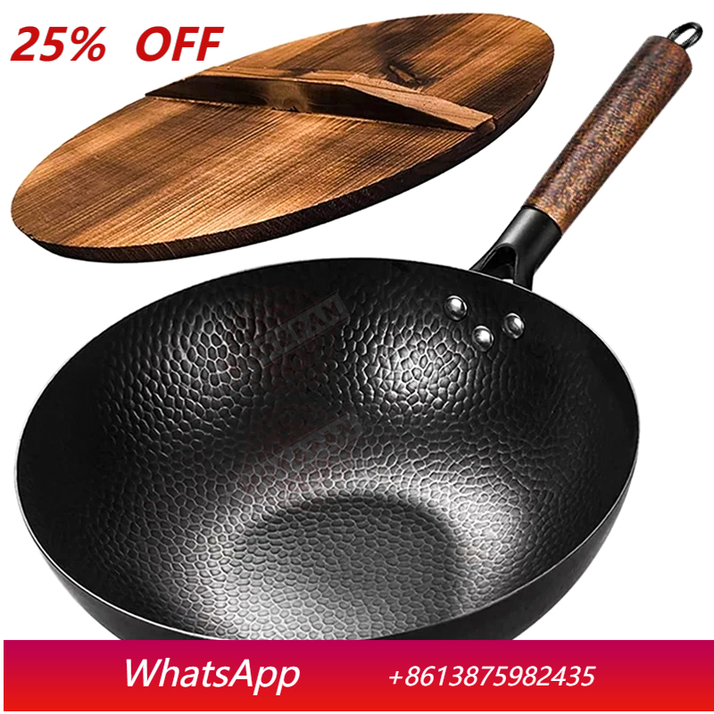 Carbon Steel Wok Pan 32cm Stir - Wok Electric Flat incelemesi ve fiyatı