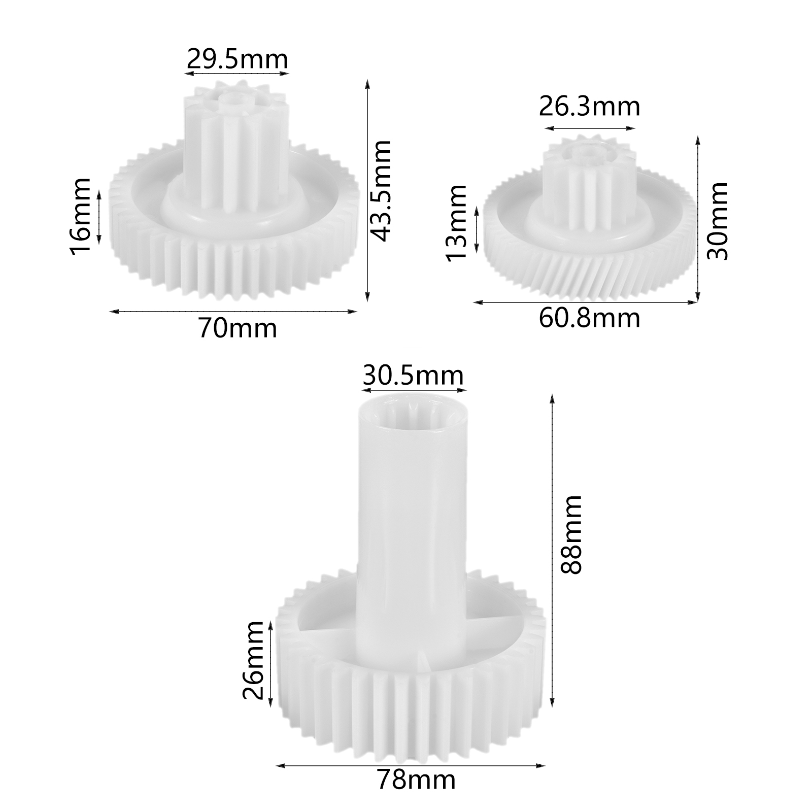 3pcs/1set Meat Grinder Gear PO - Kitchen Appliances Bosch incelemesi ve fiyatı
