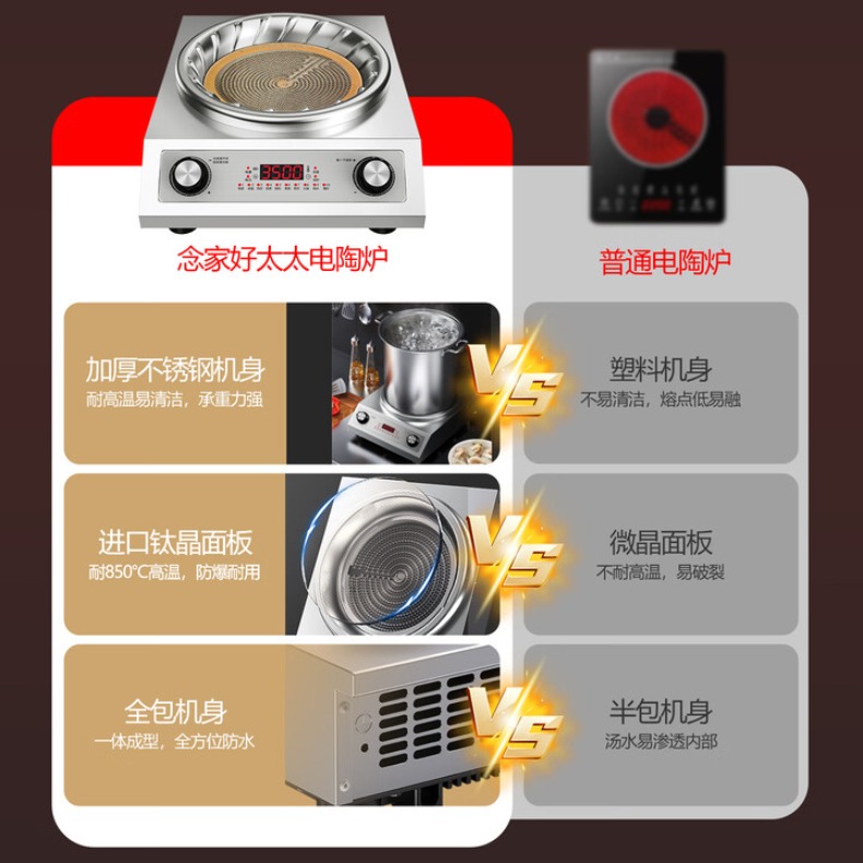 Electric Ceramic Stove Househo - Wok Electric Flat incelemesi ve fiyatı