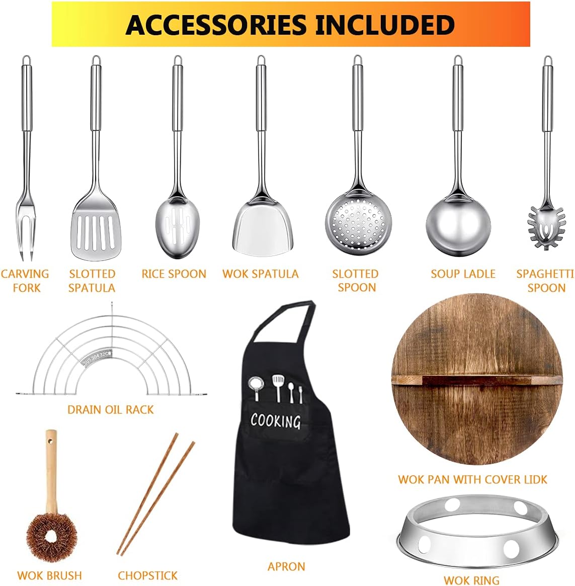 14 Piece Carbon Steel Wok Pan  - Wok Electric Flat incelemesi ve fiyatı